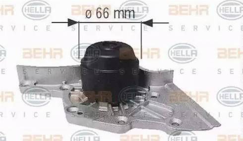 BEHR HELLA Service 8MP 376 802-514 - Водяний насос autozip.com.ua