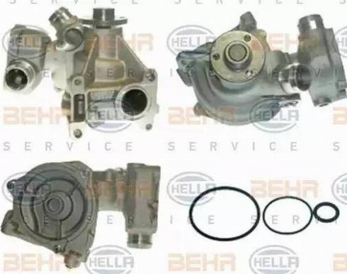 BEHR HELLA SERVICE 8MP 376 807-101 - Водяний насос autozip.com.ua