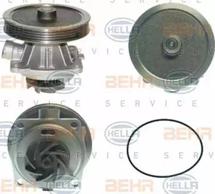 BEHR HELLA Service 8MP 376 807-221 - Водяний насос autozip.com.ua