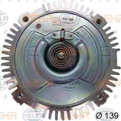 BEHR HELLA SERVICE 8MV 376 757-611 - Зчеплення, вентилятор радіатора autozip.com.ua
