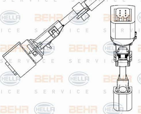 BEHR HELLA Service 8MV 376 782-411 - Вентилятор, охолодження двигуна autozip.com.ua