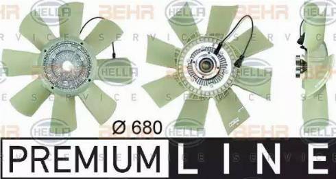 BEHR HELLA Service 8MV 376 730-131 - Вентилятор, охолодження двигуна autozip.com.ua