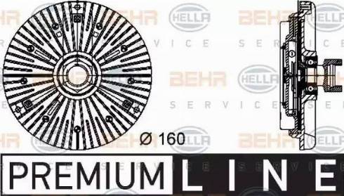 BEHR HELLA Service 8MV 376 732-041 - Зчеплення, вентилятор радіатора autozip.com.ua