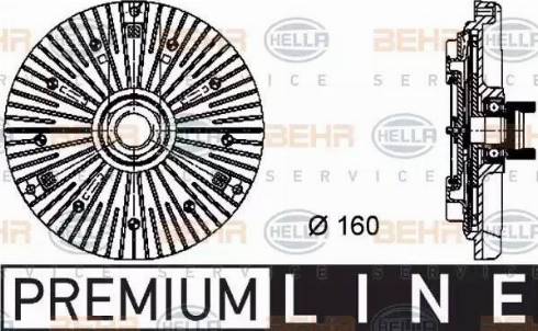 BEHR HELLA Service 8MV 376 732-111 - Зчеплення, вентилятор радіатора autozip.com.ua