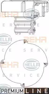 BEHR HELLA Service 8MY 376 743-451 - Кришка, резервуар охолоджуючої рідини autozip.com.ua