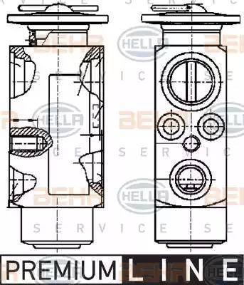 BEHR HELLA Service 8UW 351 239-011 - Розширювальний клапан, кондиціонер autozip.com.ua