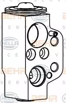 BEHR HELLA SERVICE 8UW 351 234-561 - Розширювальний клапан, кондиціонер autozip.com.ua