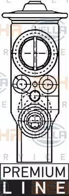 BEHR HELLA SERVICE 8UW 351 234-171 - Розширювальний клапан, кондиціонер autozip.com.ua