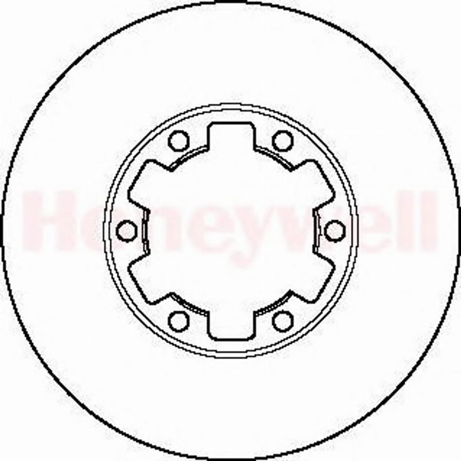 BENDIX 561998B - Гальмівний диск autozip.com.ua