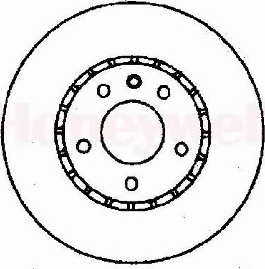 BENDIX 561406 B - Гальмівний диск autozip.com.ua