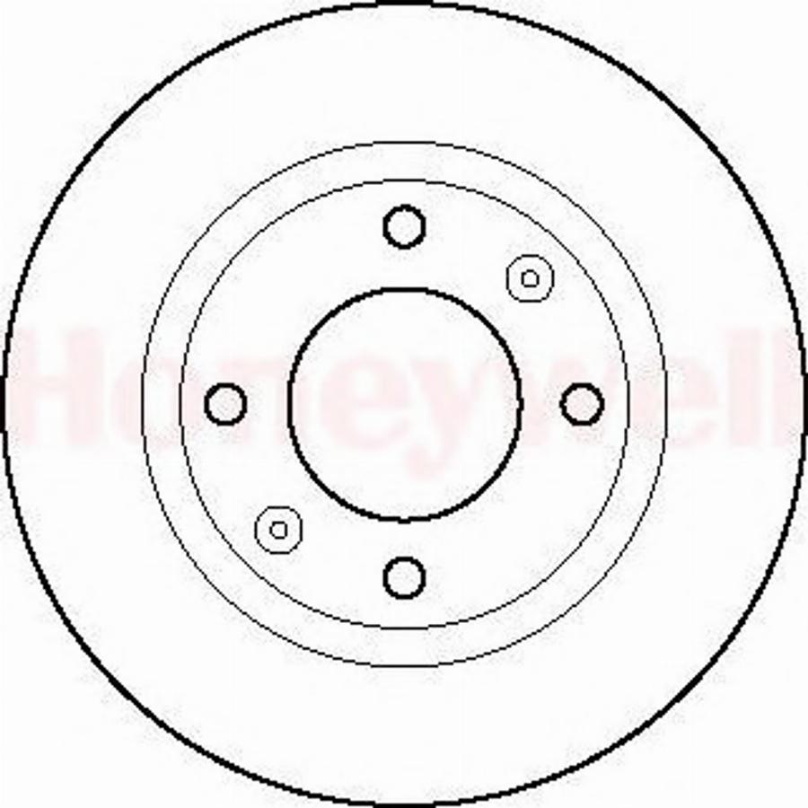 BENDIX 561411 B - Гальмівний диск autozip.com.ua