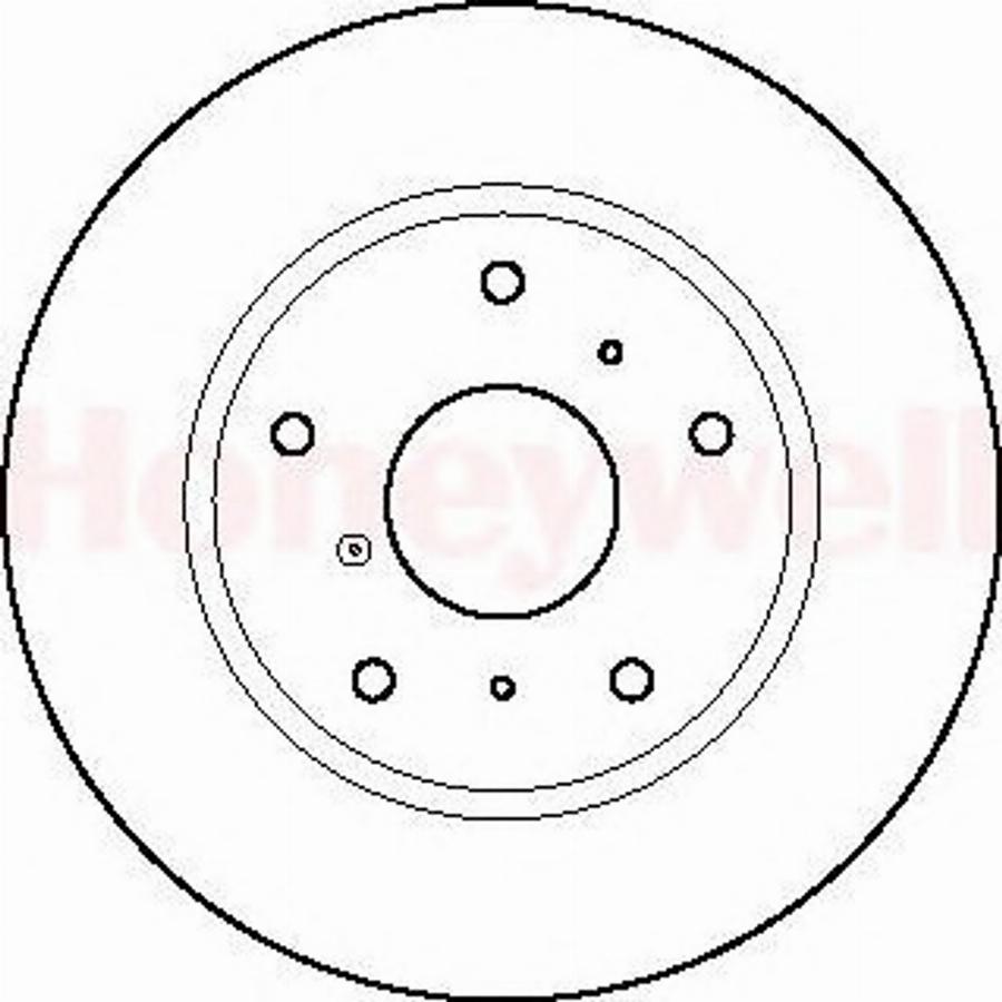 BENDIX 561483B - Гальмівний диск autozip.com.ua