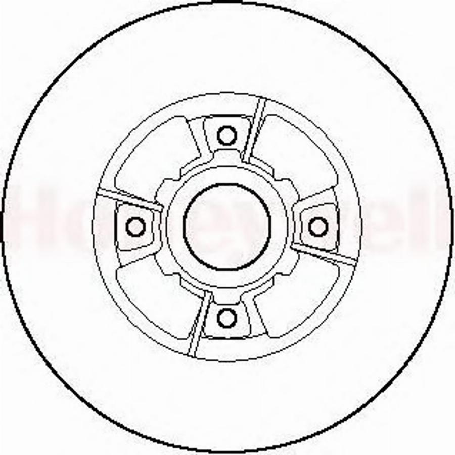 BENDIX 561591 B - Гальмівний диск autozip.com.ua