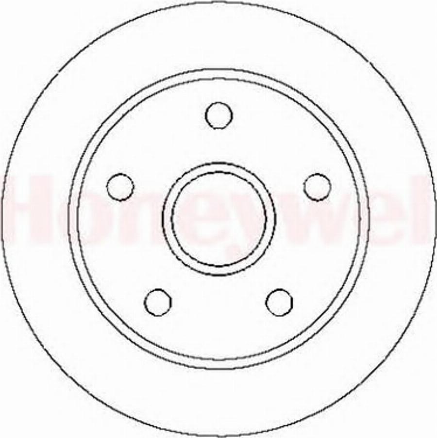 BENDIX 561566 B - Гальмівний диск autozip.com.ua