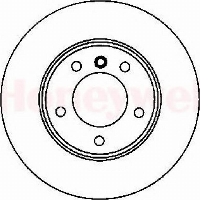 BENDIX 561524 B - Гальмівний диск autozip.com.ua