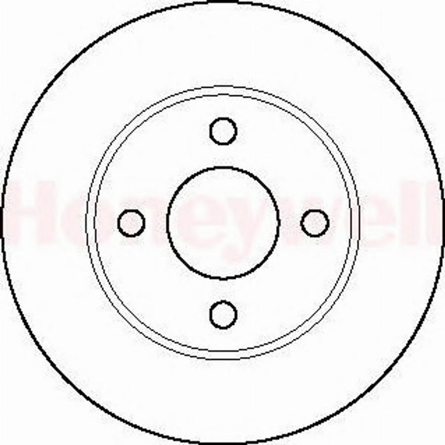 BENDIX 561690 B - Гальмівний диск autozip.com.ua