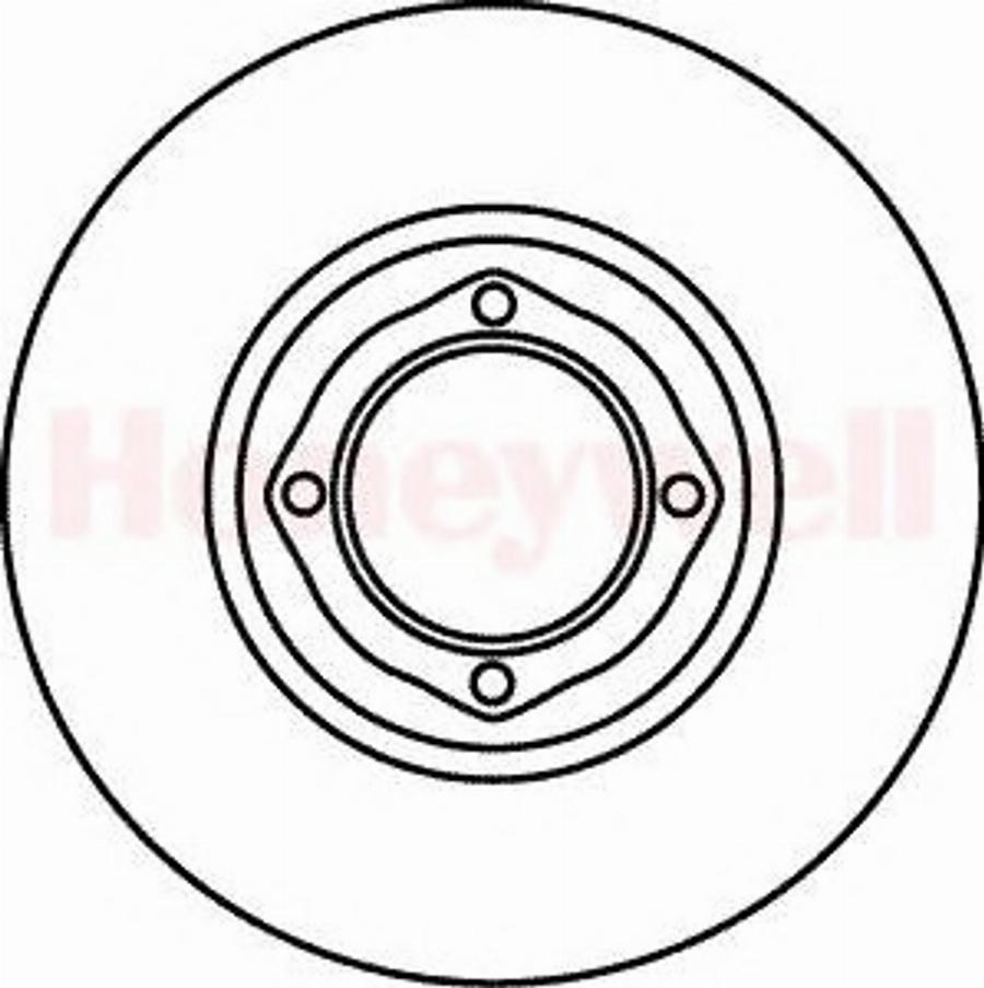 BENDIX 561020B - Гальмівний диск autozip.com.ua