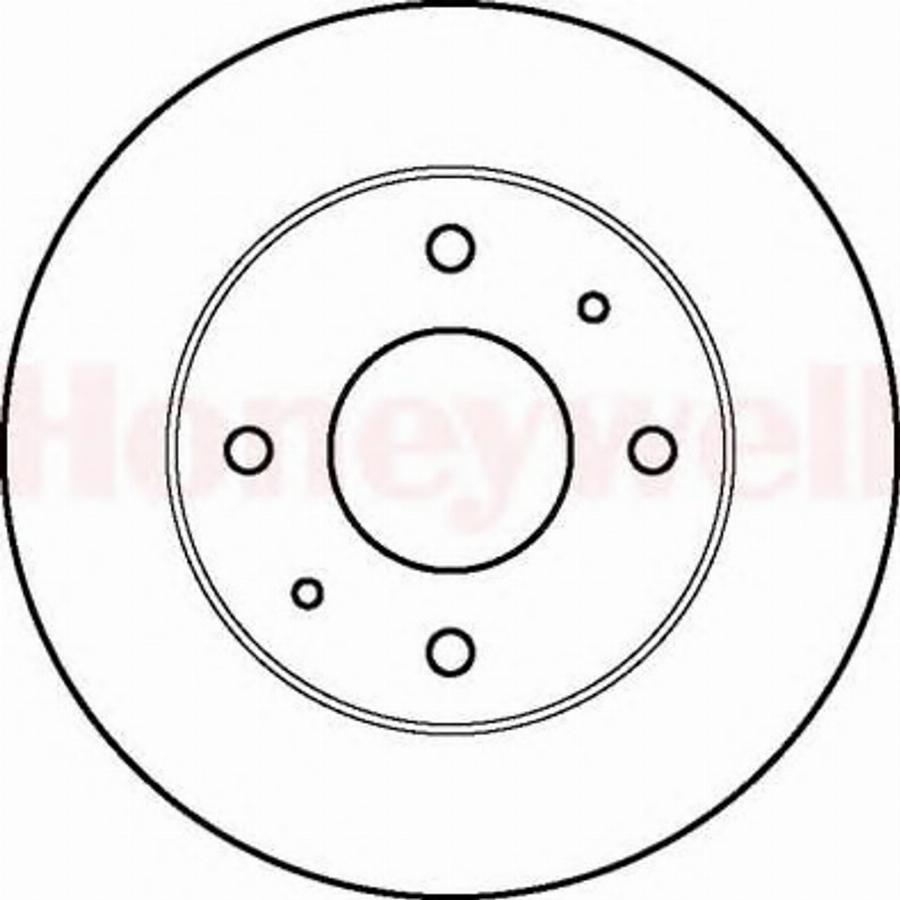 BENDIX 561861 B - Гальмівний диск autozip.com.ua