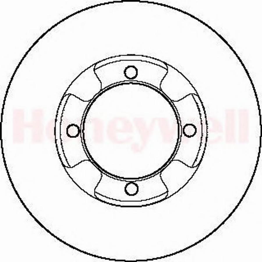 BENDIX 561816 B - Гальмівний диск autozip.com.ua