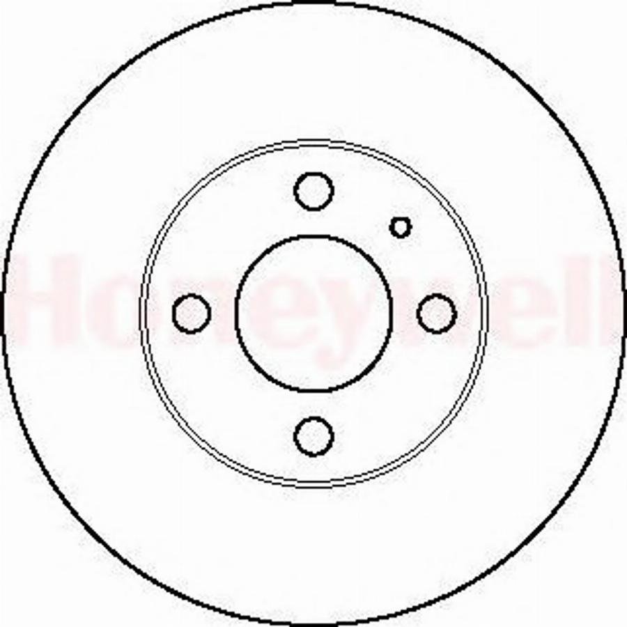 BENDIX 561358B - Гальмівний диск autozip.com.ua