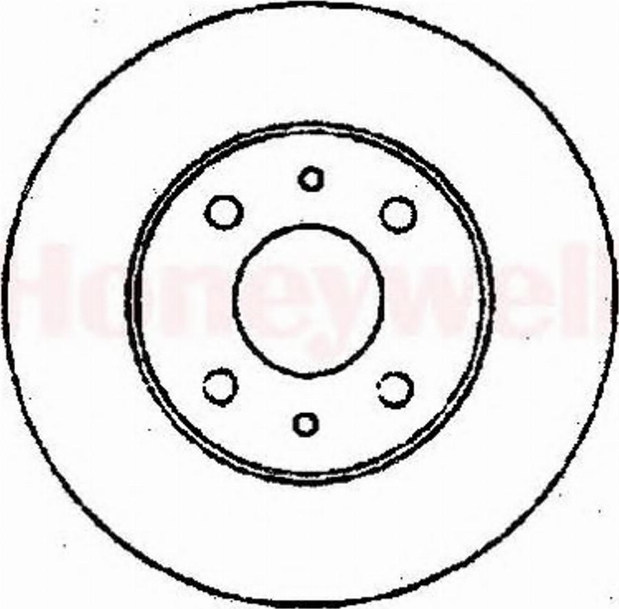 BENDIX 561387 B - Гальмівний диск autozip.com.ua