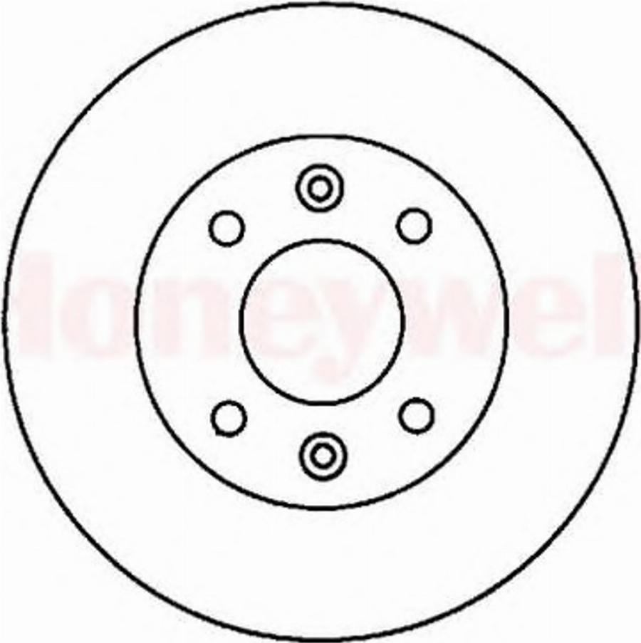 BENDIX Braking 561334 B - Гальмівний диск autozip.com.ua