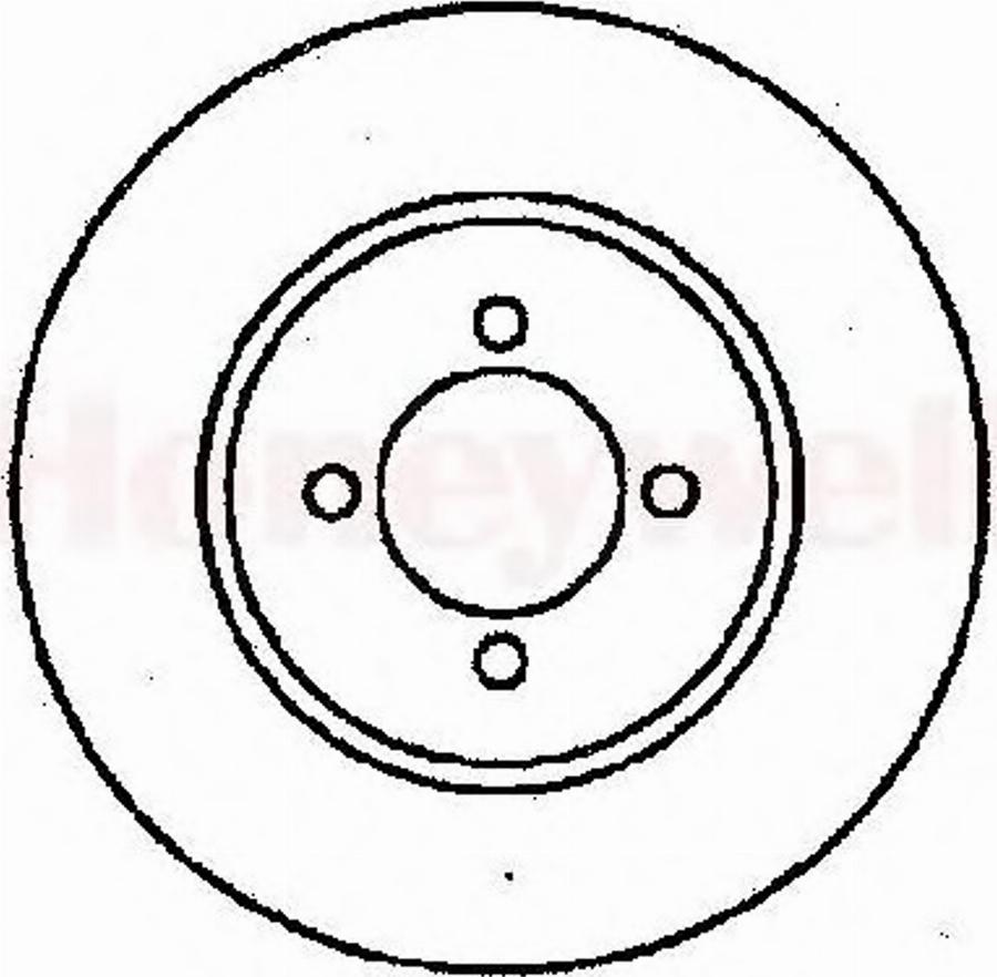 BENDIX 561374B - Гальмівний диск autozip.com.ua