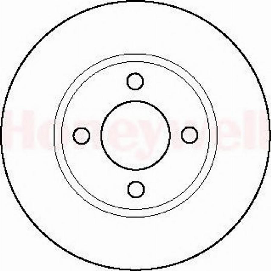 BENDIX Braking 561240 B - Гальмівний диск autozip.com.ua