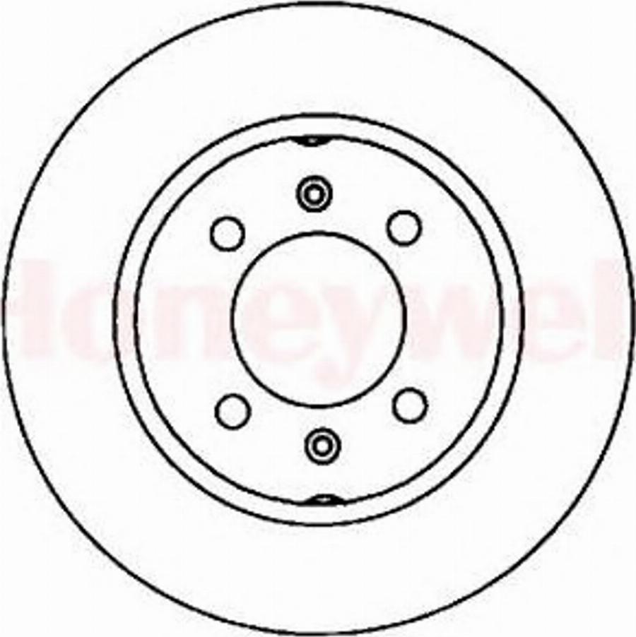 BENDIX 561256 B - Гальмівний диск autozip.com.ua