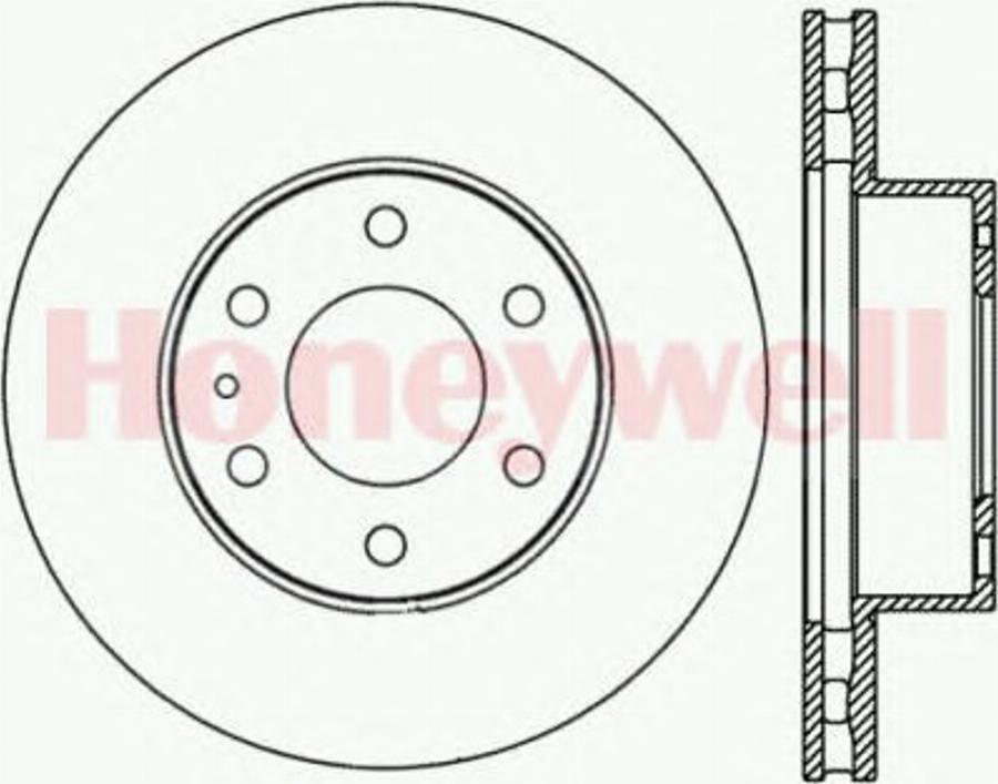 BENDIX 562492B - Гальмівний диск autozip.com.ua