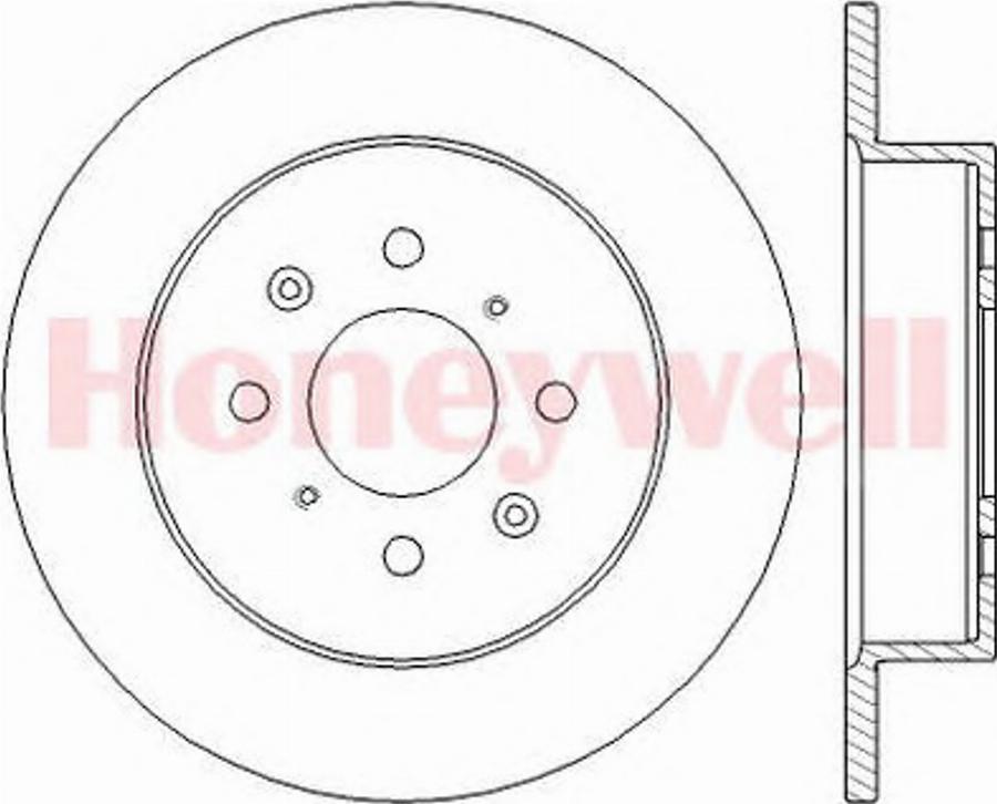 BENDIX 562440B - Гальмівний диск autozip.com.ua