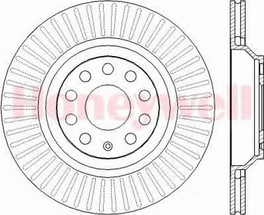 BENDIX 562432B - Гальмівний диск autozip.com.ua