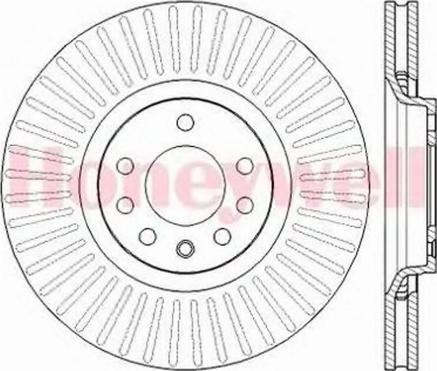 BENDIX 562423B - Гальмівний диск autozip.com.ua