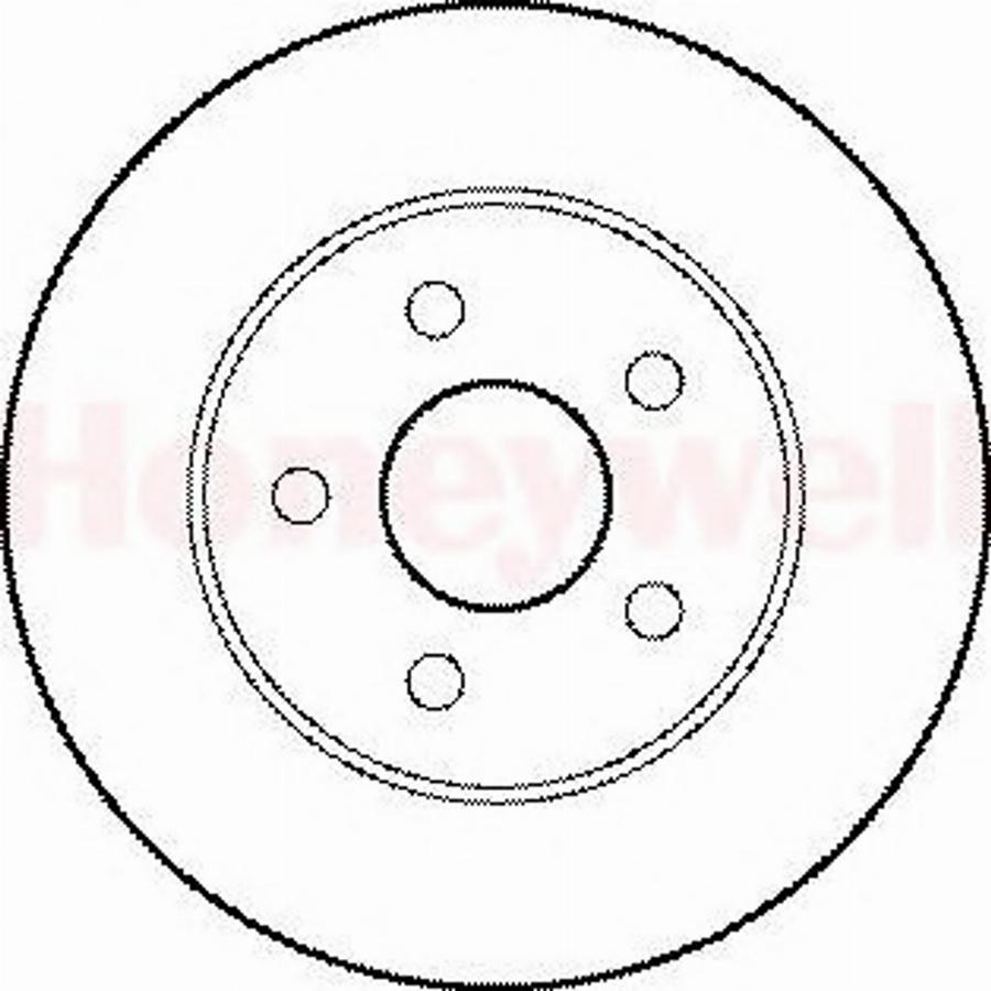 BENDIX 562193 B - Гальмівний диск autozip.com.ua