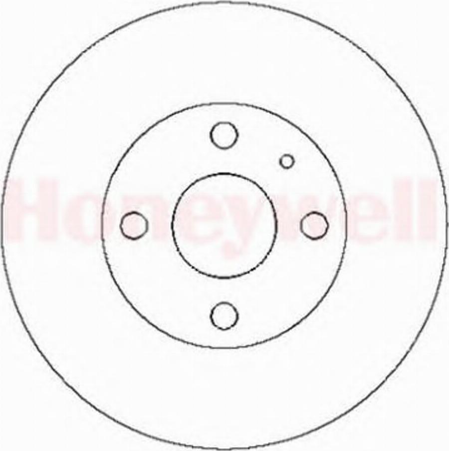 BENDIX 562197 B - Гальмівний диск autozip.com.ua