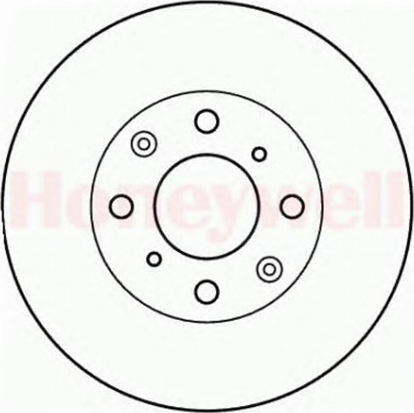 BENDIX 562142 B - Гальмівний диск autozip.com.ua