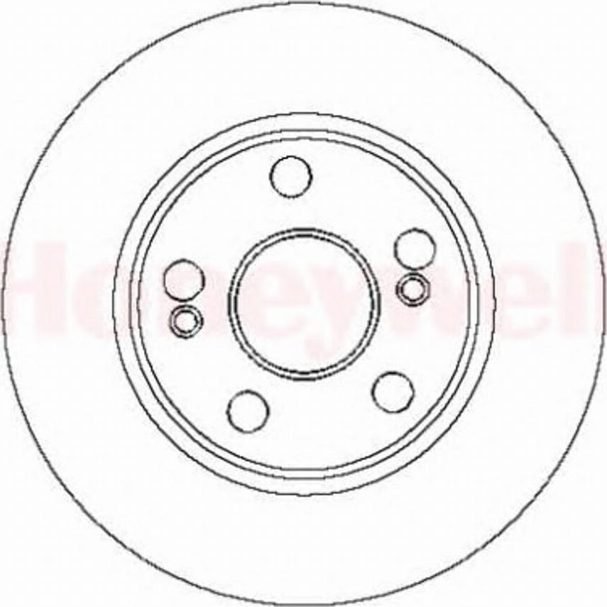 BENDIX 562104 B - Гальмівний диск autozip.com.ua