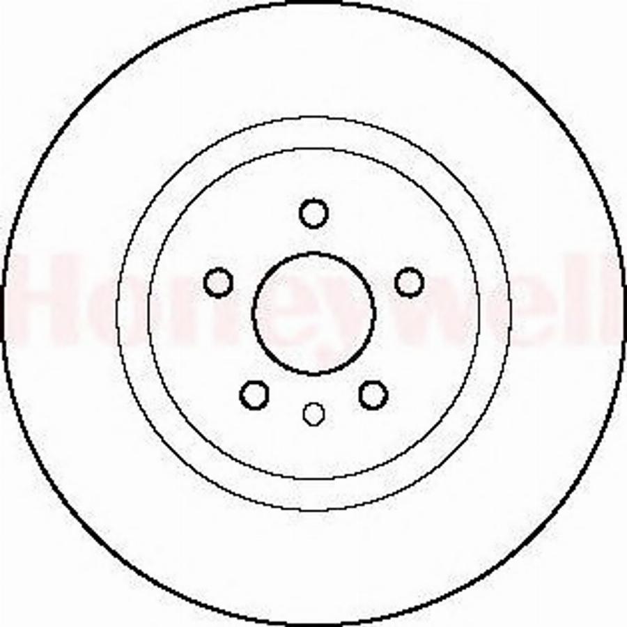 BENDIX 562106 B - Гальмівний диск autozip.com.ua