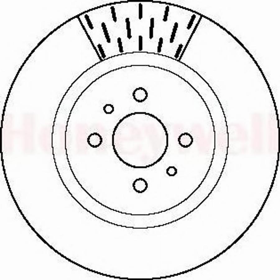 BENDIX 562108B - Гальмівний диск autozip.com.ua