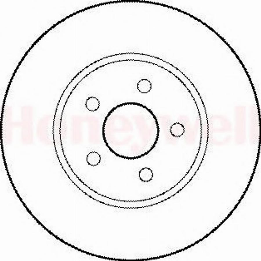 BENDIX 562180 B - Гальмівний диск autozip.com.ua