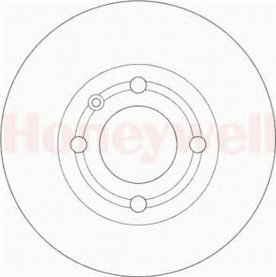 BENDIX 562171 B - Гальмівний диск autozip.com.ua