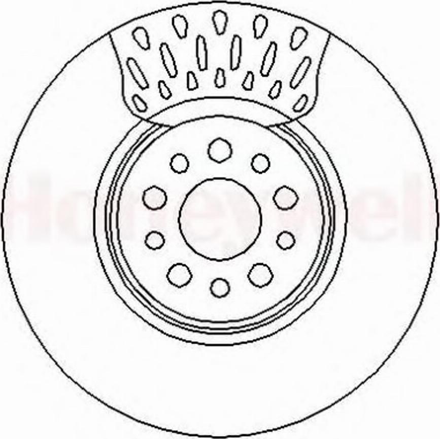 BENDIX 562394B - Гальмівний диск autozip.com.ua