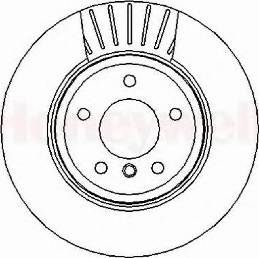 BENDIX 562319B - Гальмівний диск autozip.com.ua