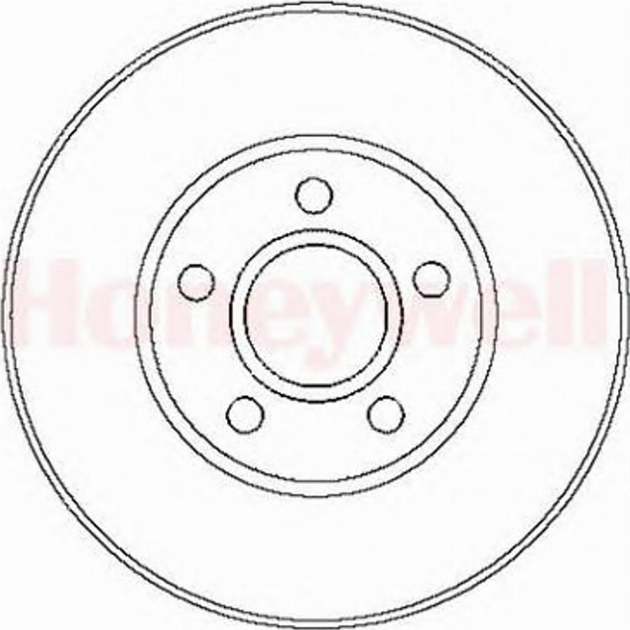 BENDIX Braking 562251 B - Гальмівний диск autozip.com.ua