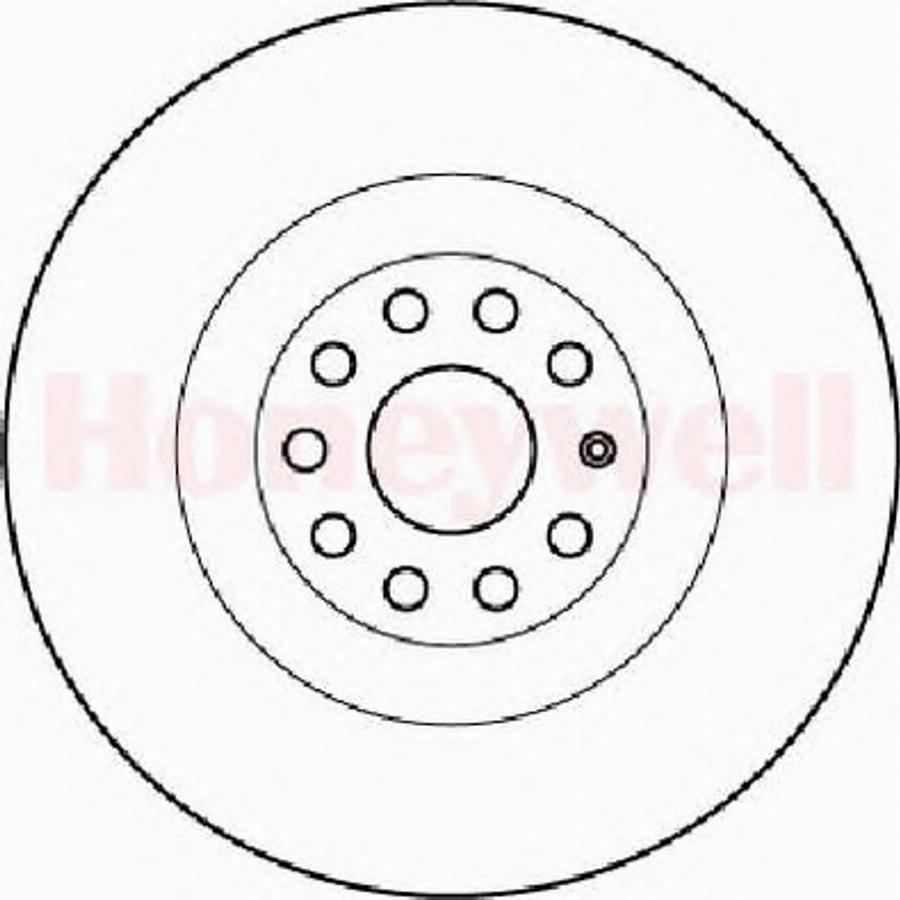 BENDIX 562239 B - Гальмівний диск autozip.com.ua