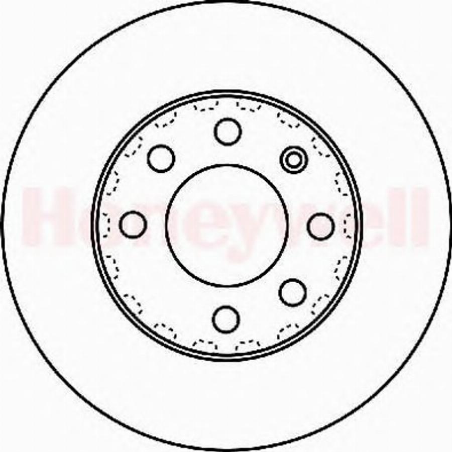 BENDIX 562226 B - Гальмівний диск autozip.com.ua