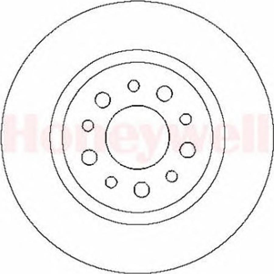 BENDIX 562275 B - Гальмівний диск autozip.com.ua