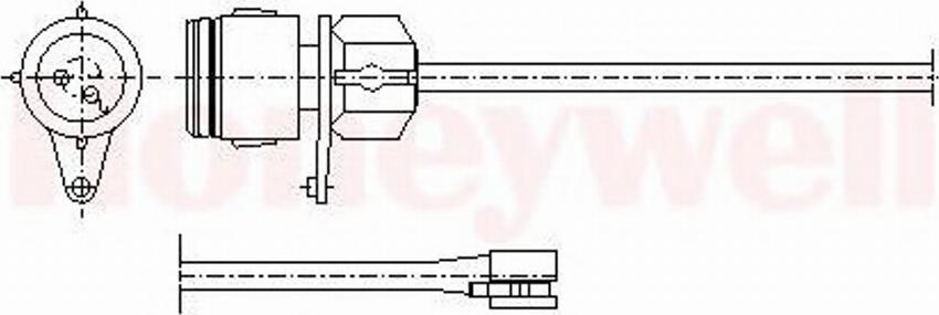 BENDIX 581356 - Сигналізатор, знос гальмівних колодок autozip.com.ua