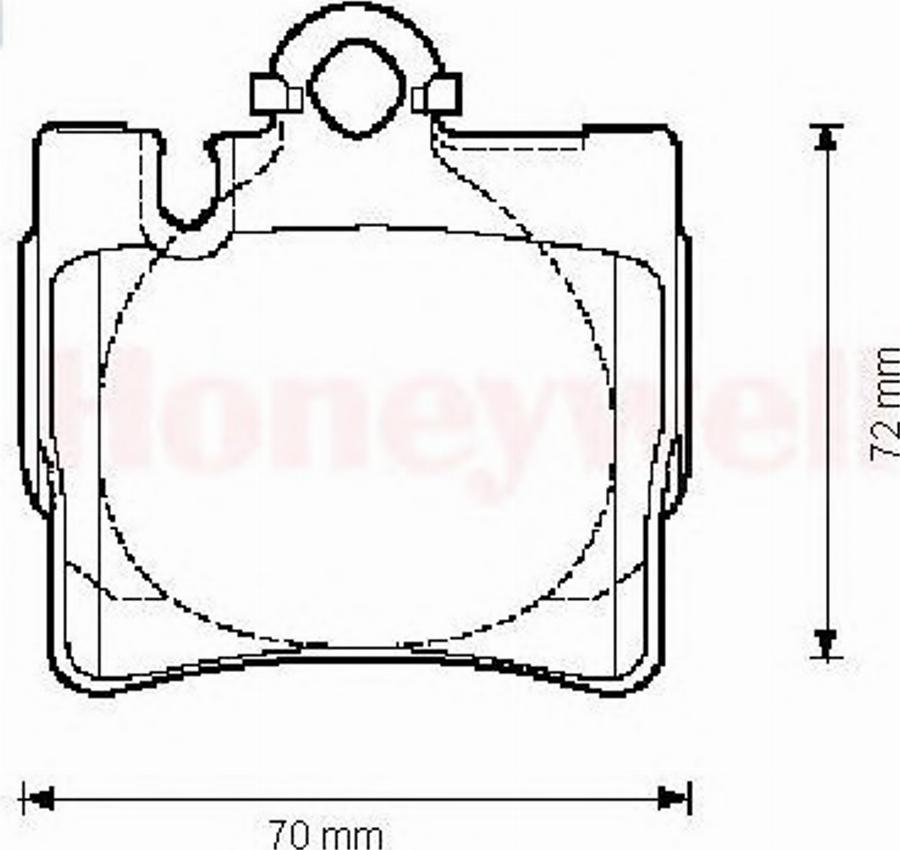 BENDIX Braking 571962 B - Гальмівні колодки, дискові гальма autozip.com.ua