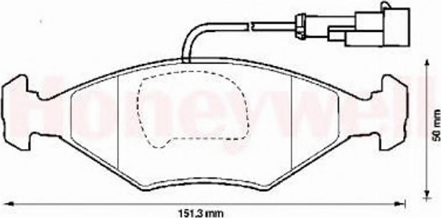 BENDIX Braking 571917B - Гальмівні колодки, дискові гальма autozip.com.ua